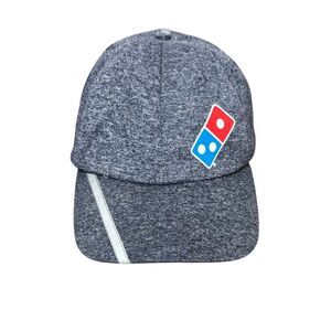 Dominos Pizza Gear Gray Reflective Baseball Hat Cap One Size Delivery Employee
